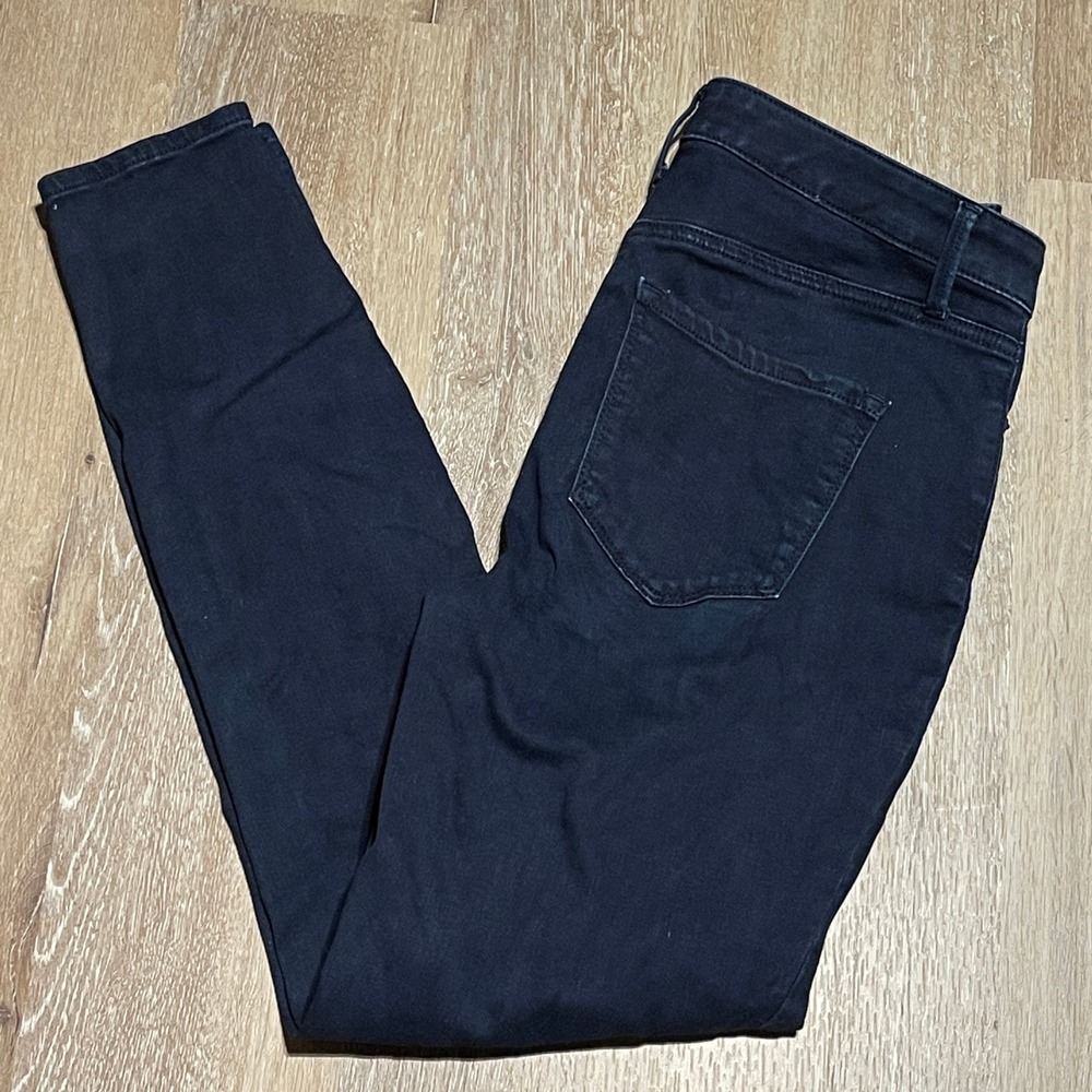 Talbots Flawless High-Rise Jeggings Ankle Women's Size 6 Dark Wash Comfort‎ EUC